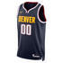 Denver Nuggets Nike Unisex Swingman Custom Jersey Navy - Icon Edition - Jersey Teams World
