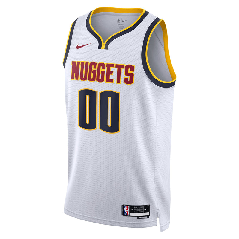 Denver Nuggets Nike Unisex Swingman Custom Jersey White - Association Edition