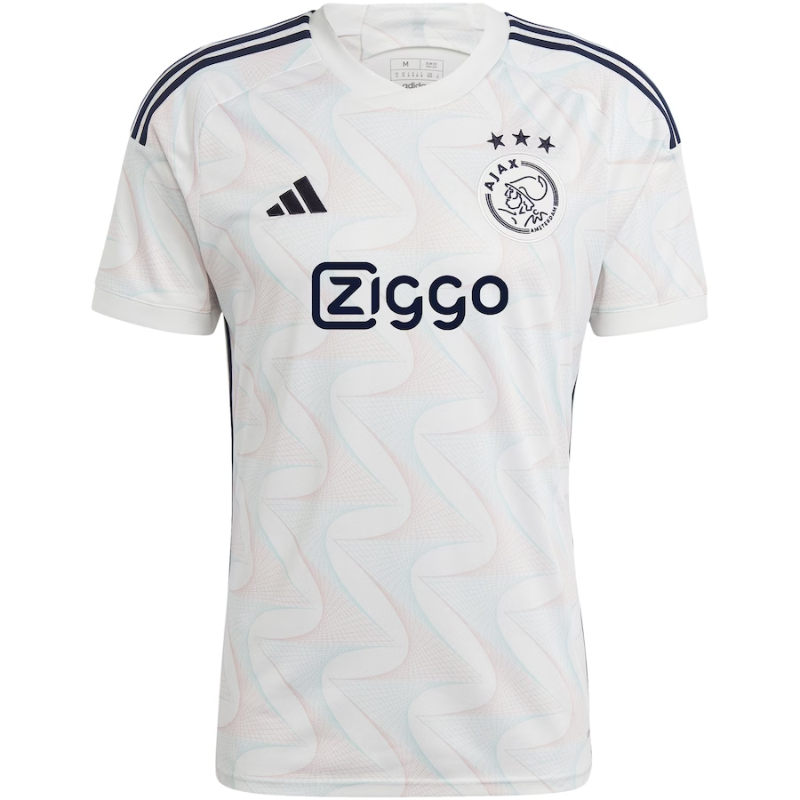 Ajax Away Shirt 2023-24 Custom Jersey - White - Jersey Teams World