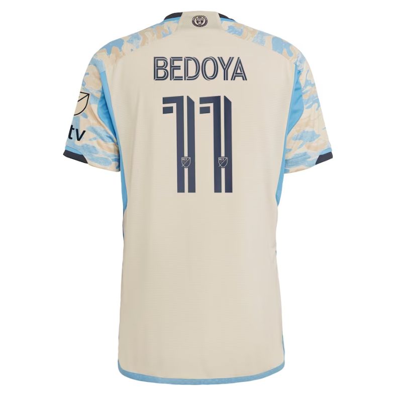 Alejandro Bedoya Philadelphia Union  Unisex Shirt 2023/24 Player Jersey  - Tan - Jersey Teams World