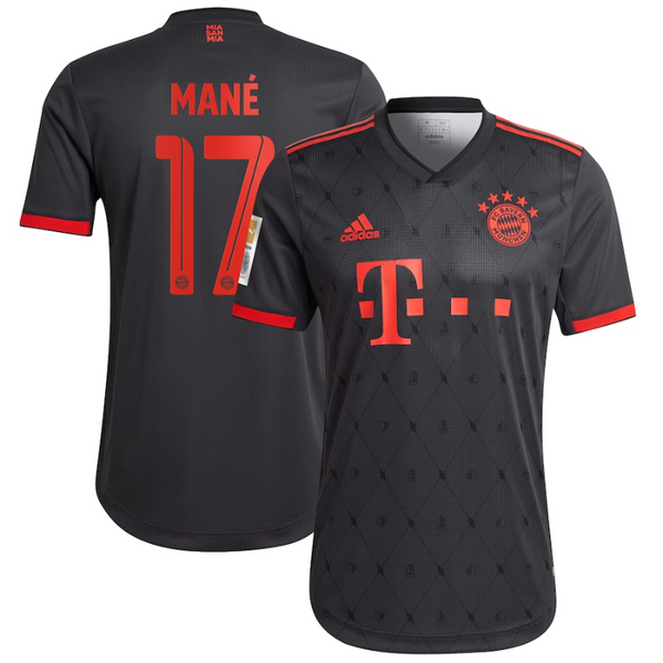 Sadio Mané 10 Printing Bayern Munich Third Shirt 2022/23 Player Jersey - Gray - Jersey Teams World