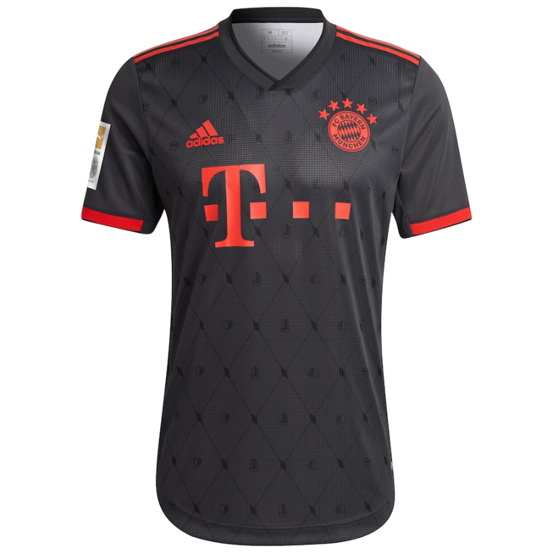 Thomas Müller 25 Printing Bayern Munich Third Shirt 2022/23 Player Jersey - Gray (Copy) - Jersey Teams World