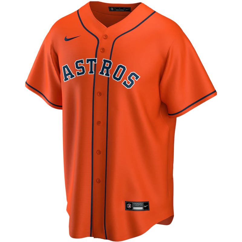 Houston Astros Orange Custom Jersey Unisex Pro Official - Jersey Teams World
