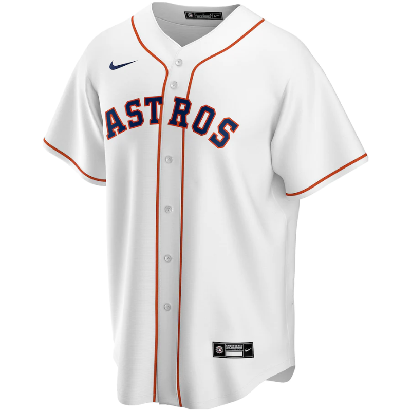Houston Astros Team White Custom Jersey Unisex Pro Official - Jersey Teams World