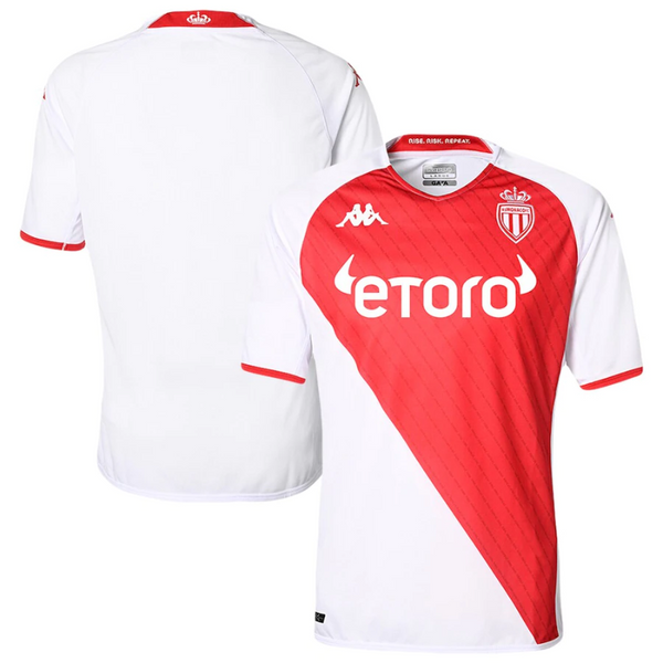 AS Monaco Home Shirt 2022-23 Custom Jersey - Jersey Teams World
