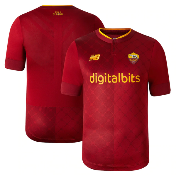 AS Roma Home Shirt 2022-23 Custom Jersey - Jersey Teams World