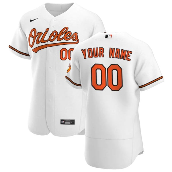 Baltimore Orioles Team 2023 Home Custom Jersey Unisex Pro Official - White - Jersey Teams World