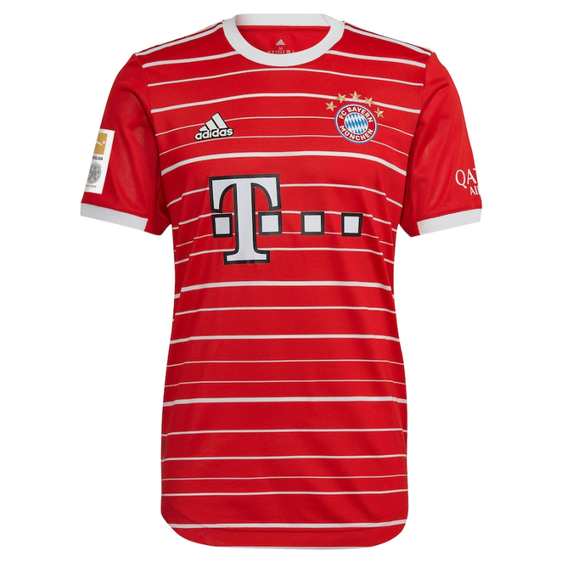 FC Bayern Munich Home Shirt 2022-23 with De Ligt 4 printing Jersey - - Jersey Teams World