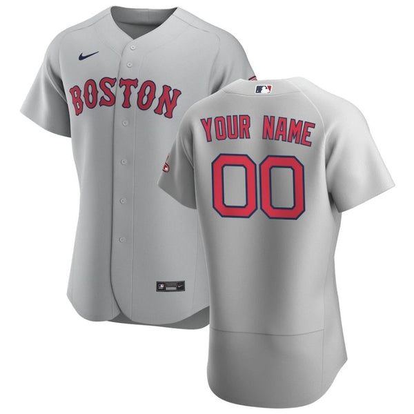 Boston Red Sox Team 2023 Home Custom Jersey Unisex Pro Official - Gray - Jersey Teams World
