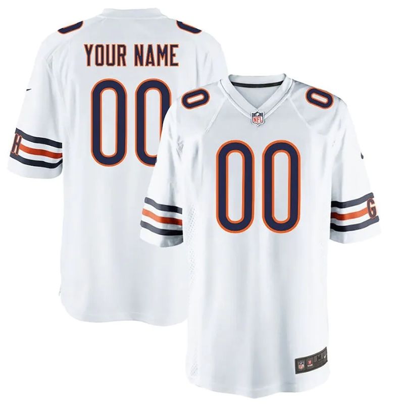 Chicago Bears Team 2022 Custom jersey Unisex Pro Official - White - Jersey Teams World