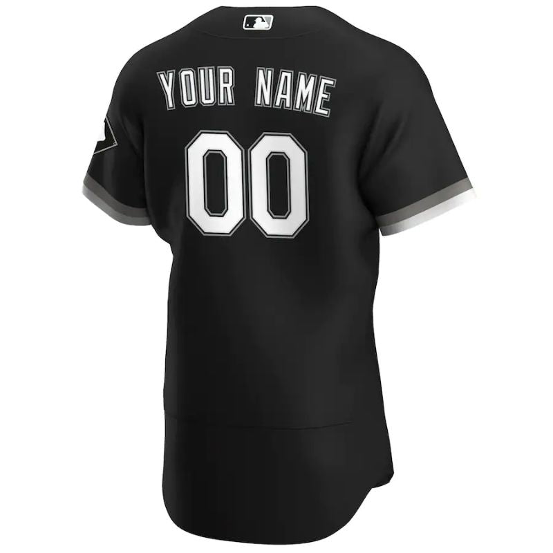 Chicago White Sox Team 2022 Home Custom Jersey Unisex Pro Official - Black - Jersey Teams World