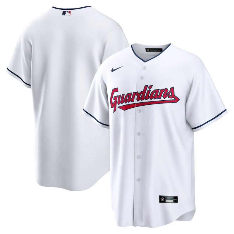 Cleveland Guardians Team Custom Jersey Unisex Pro Official - White - Jersey Teams World