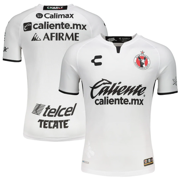 Club Tijuana Charly Shirt 2022/23 Away Custom Jersey - White/Black - Jersey Teams World