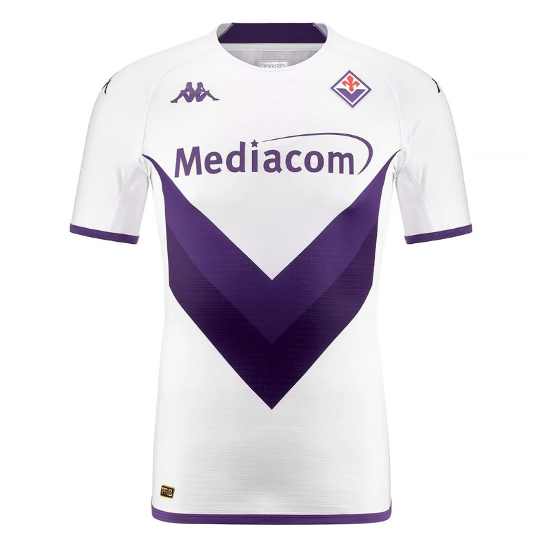 Fiorentina Pro Away Shirt 2022/23 Custom Jersey Unisex - White - Jersey Teams World