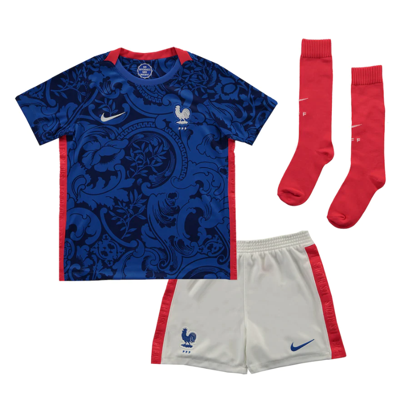 France Home Stadium Kit 2022-23 - Little Kids Custom Jersey - Jersey Teams World