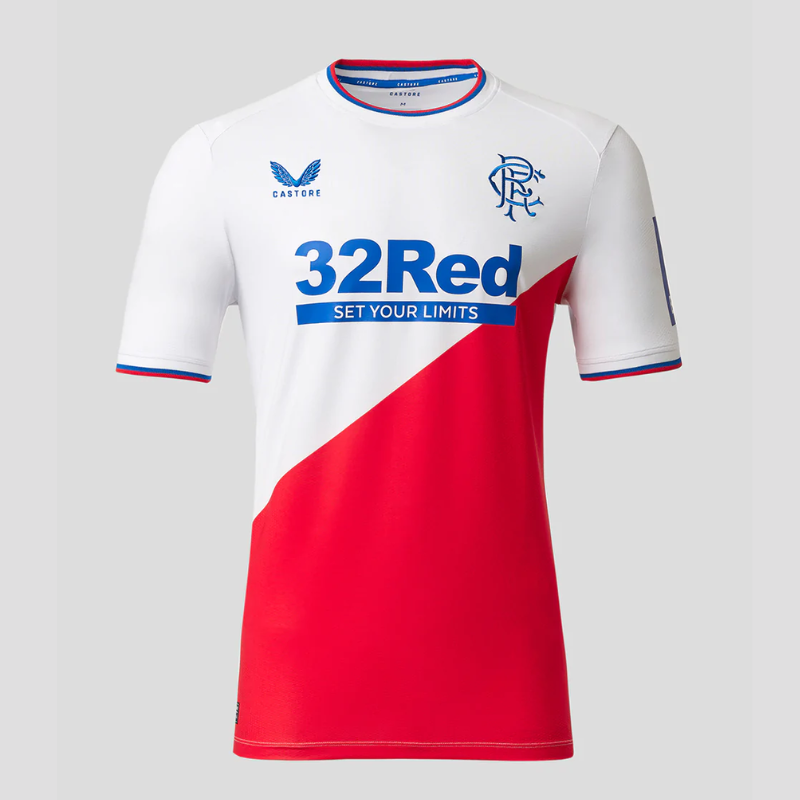 Glasgow Rangers Away Shirt 2022-23 - Custom Jersey Unisex - White - Jersey Teams World