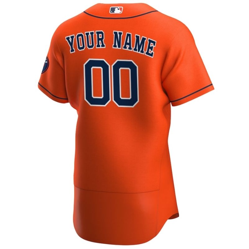 Houston Astros Team 2022 Home Custom Jersey Unisex Pro Official - Orange - Jersey Teams World