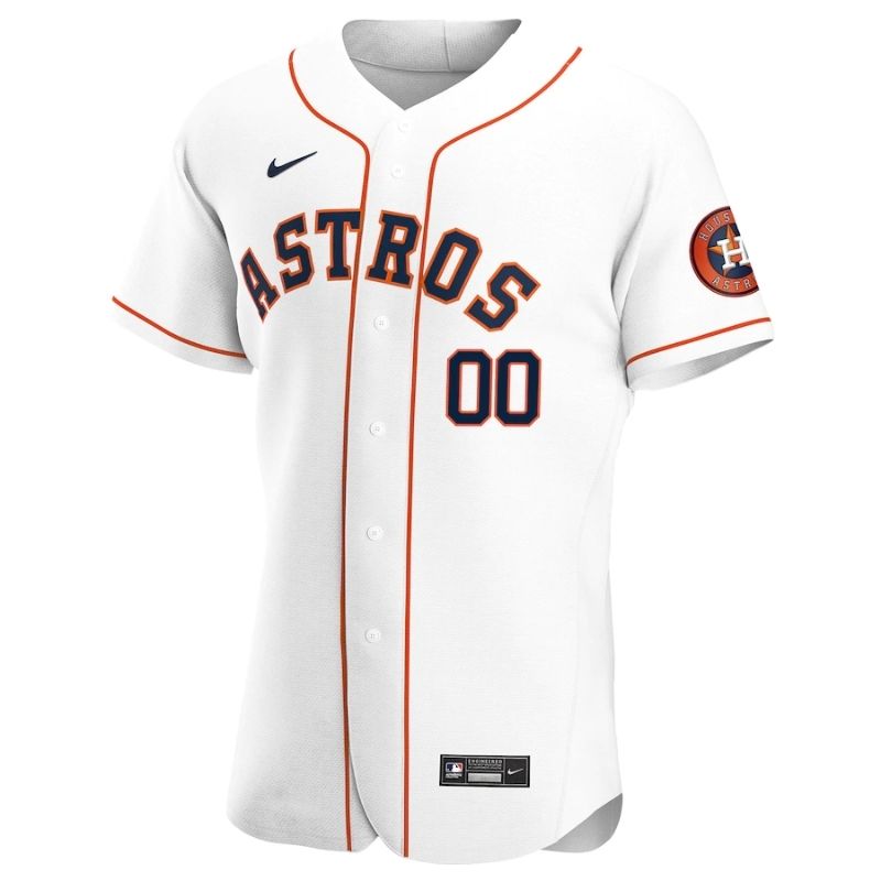 Houston Astros 2022 Home Custom Jersey Unisex Pro Official - White - Jersey Teams World