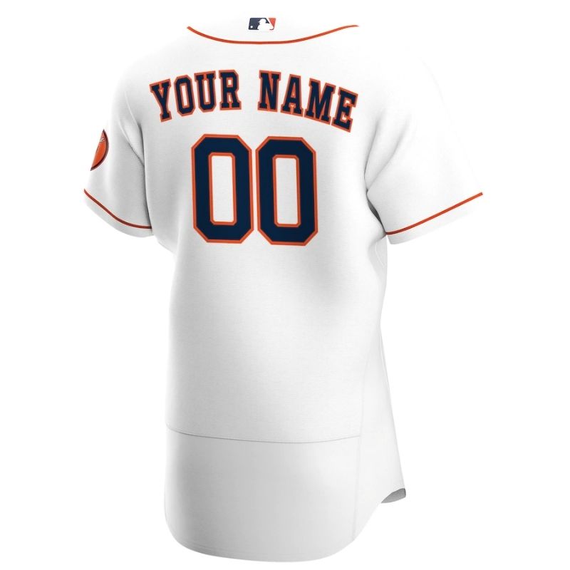 Houston Astros 2022 Home Custom Jersey Unisex Pro Official - White - Jersey Teams World