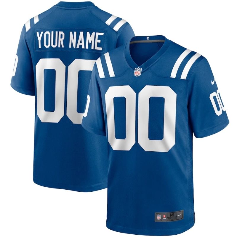 Indianapolis Colts Team 2022 Custom jersey Unisex Pro Official - Blue - Jersey Teams World