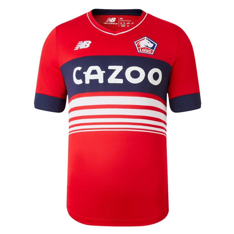 Lille Home Shirt 2022-23 Custom Jersey - Jersey Teams World