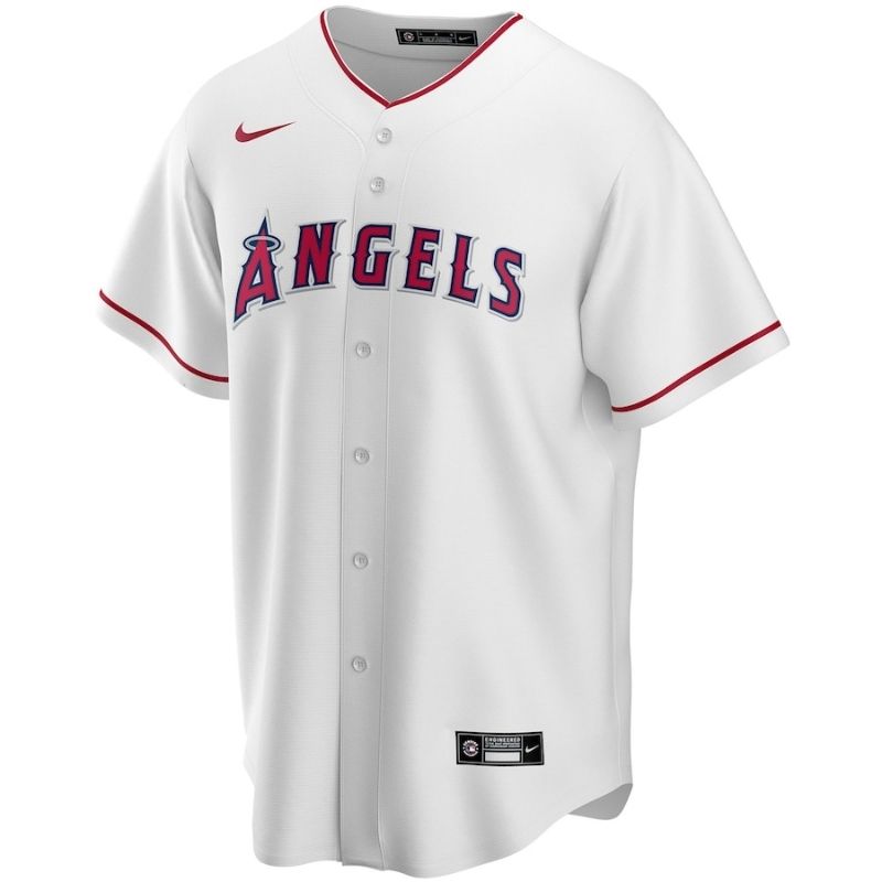 Los Angeles Angels Team 2022 Home Custom Jersey Unisex Pro Official - White - Jersey Teams World