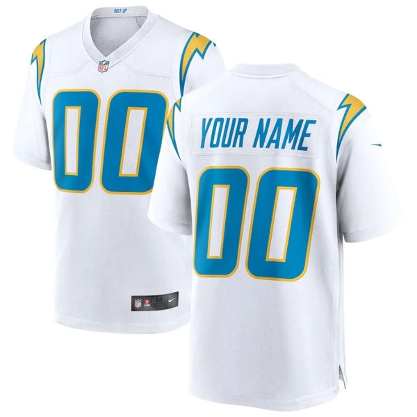 Los Angeles Chargers Team 2022 Custom jersey Unisex Pro Official - White - Jersey Teams World