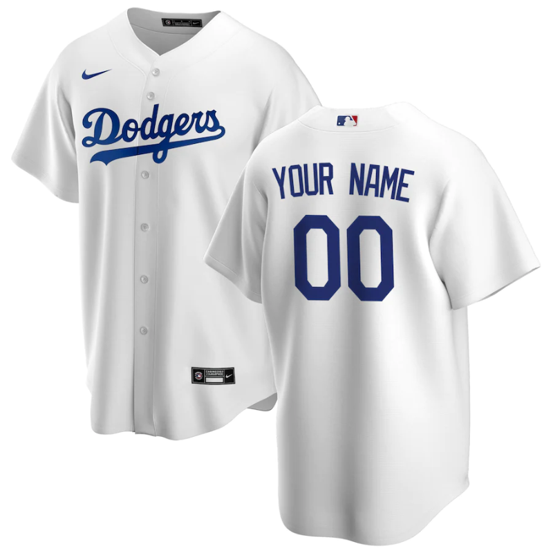 Los Angeles Dodgers 2022 White Home Custom Jersey Unisex Pro Official - Jersey Teams World
