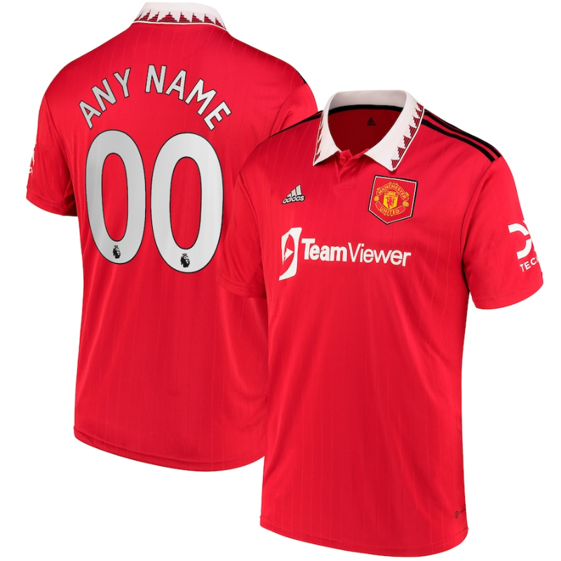 Manchester United Shirt   2022/23 Home Custom Unisex Jersey - Red - Jersey Teams World