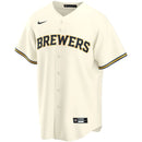 Milwaukee Brewers Team 2022 Home Custom Jersey Unisex Pro Official - Cream - Jersey Teams World