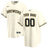 Milwaukee Brewers Team 2022 Home Custom Jersey Unisex Pro Official - Cream - Jersey Teams World