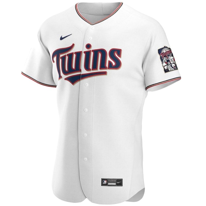 Minnesota Twins Team 2022 Home Custom Jersey Unisex Pro Official - White - Jersey Teams World