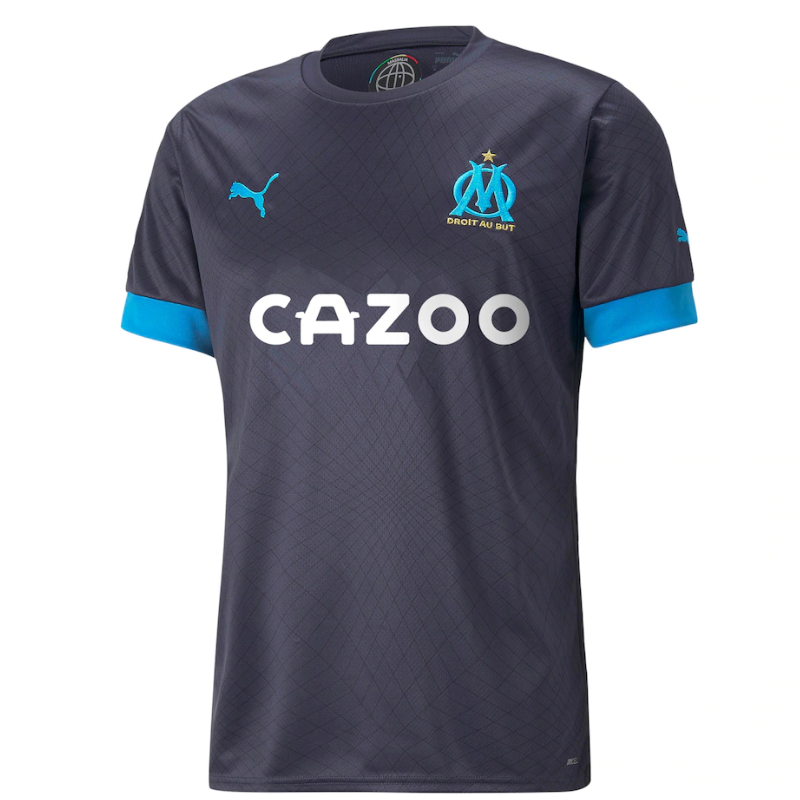 Olympique de Marseille Away Shirt 2022-23 Custom Jersey - Jersey Teams World