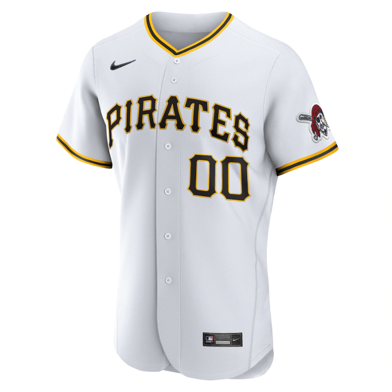 Pittsburgh Pirates Team 2022 White Home Custom Jersey Unisex Pro Official - Jersey Teams World