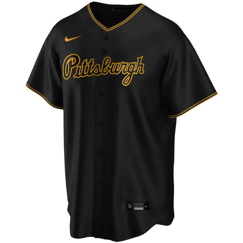 Pittsburgh Pirates Black Alternate Team 2022 Custom Jersey Unisex Pro Official - Jersey Teams World