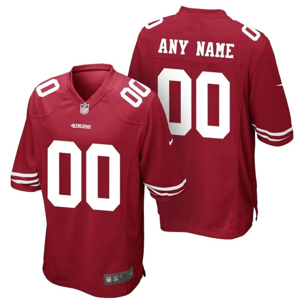San Francisco 49ers Team 2022 Custom jersey Unisex Pro Official - Red - Jersey Teams World