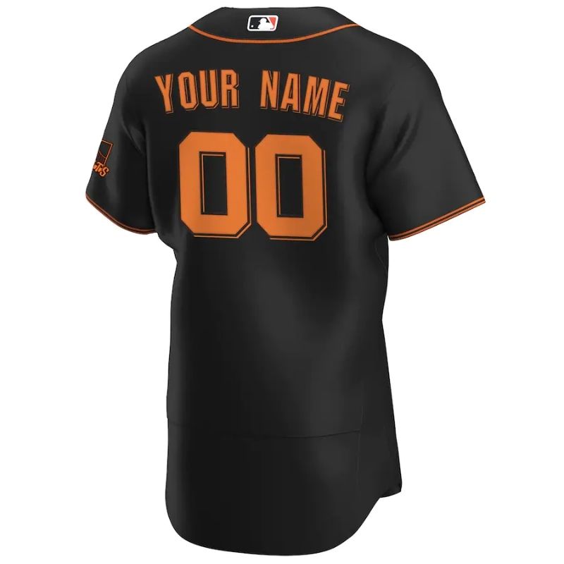 San Francisco Giants Team 2022 Home Custom Jersey Unisex Pro Official - Black - Jersey Teams World