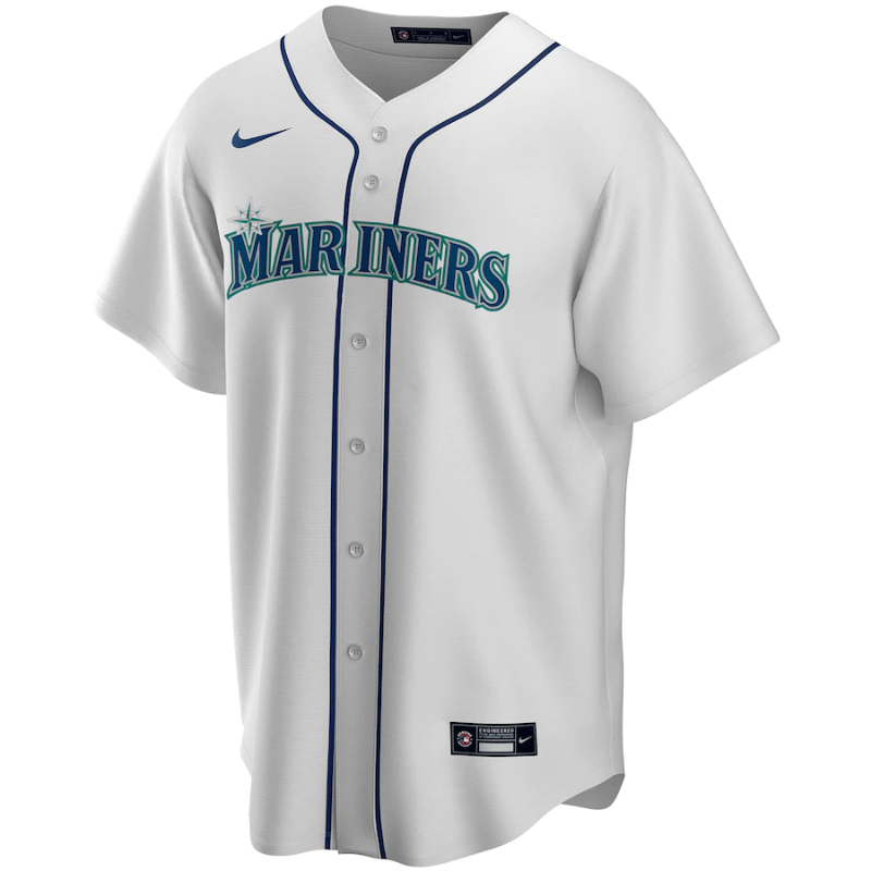 Seattle Mariners Team 2022 White Home Custom Jersey Unisex Pro Official - Jersey Teams World