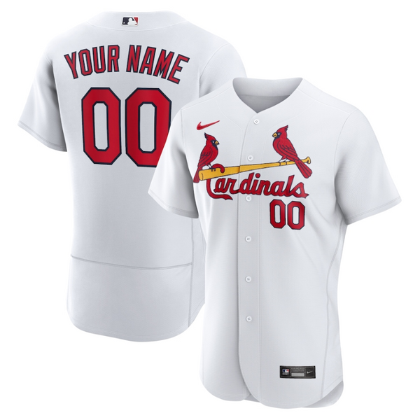 St. Louis Cardinals Home 2022 Custom Jersey Unisex Pro Official - White - Jersey Teams World