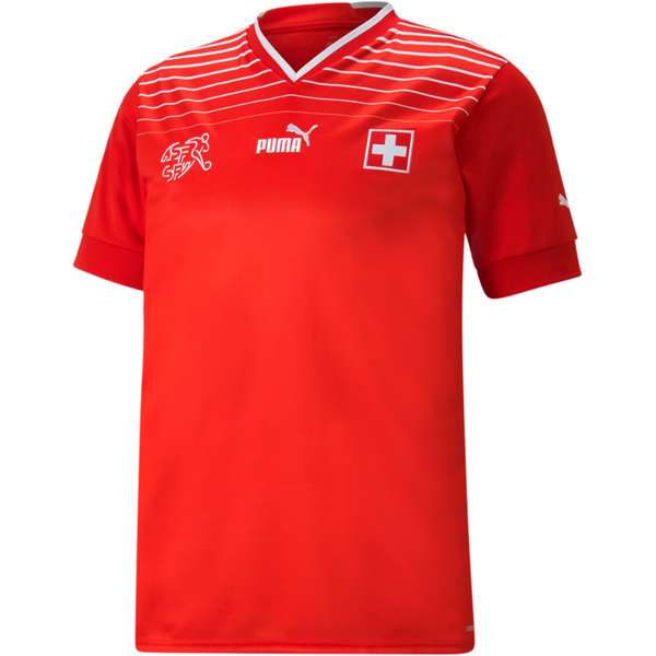 Switzerland National Team Home 2022/23 Custom Jersey - Jersey Teams World