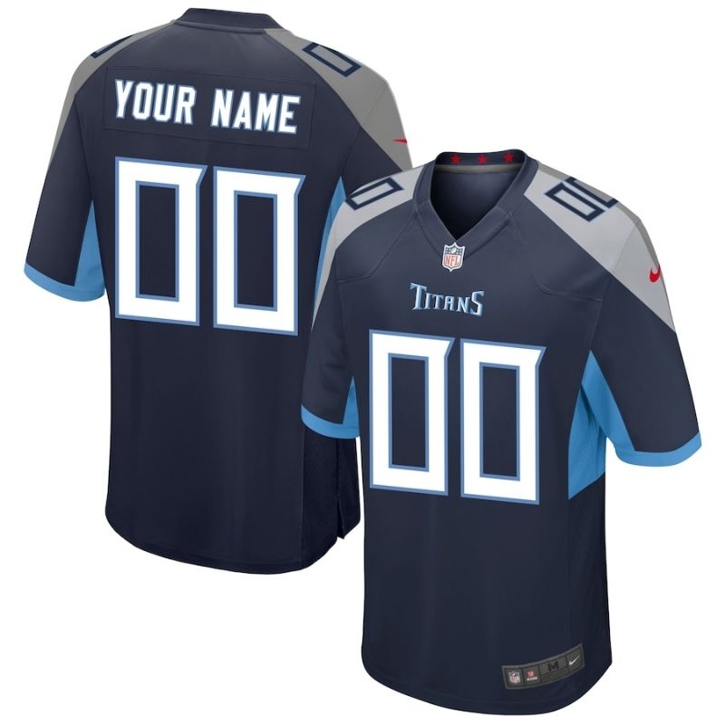 Tennessee Titans Team 2022 Custom jersey Unisex Pro Official - Navy - Jersey Teams World