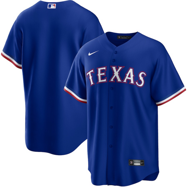 Texas Rangers 2022 Royal Alternate Team Custom Jersey Unisex Pro Official - Jersey Teams World