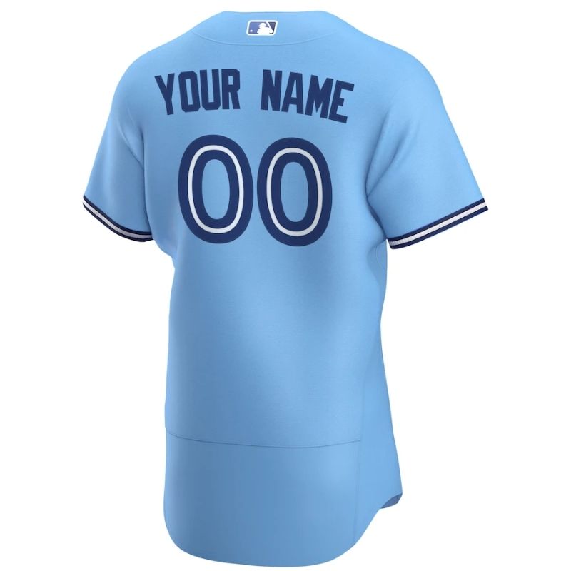 Toronto Blue Jays Team 2022 Home Custom Jersey Unisex Pro Official - Powder Blue - Jersey Teams World