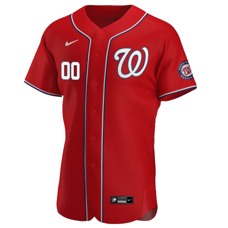 Washington Nationals Scarlet Custom Jersey 2022 Unisex Pro Official - Jersey Teams World