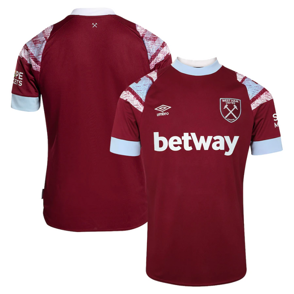 West Ham United Home Shirt   2023 Custom Unisex Jersey - Jersey Teams World