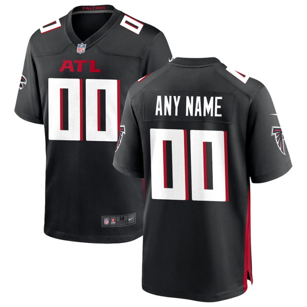 Atlanta Falcons Team Custom jersey Unisex Pro Official - Black - Jersey Teams World