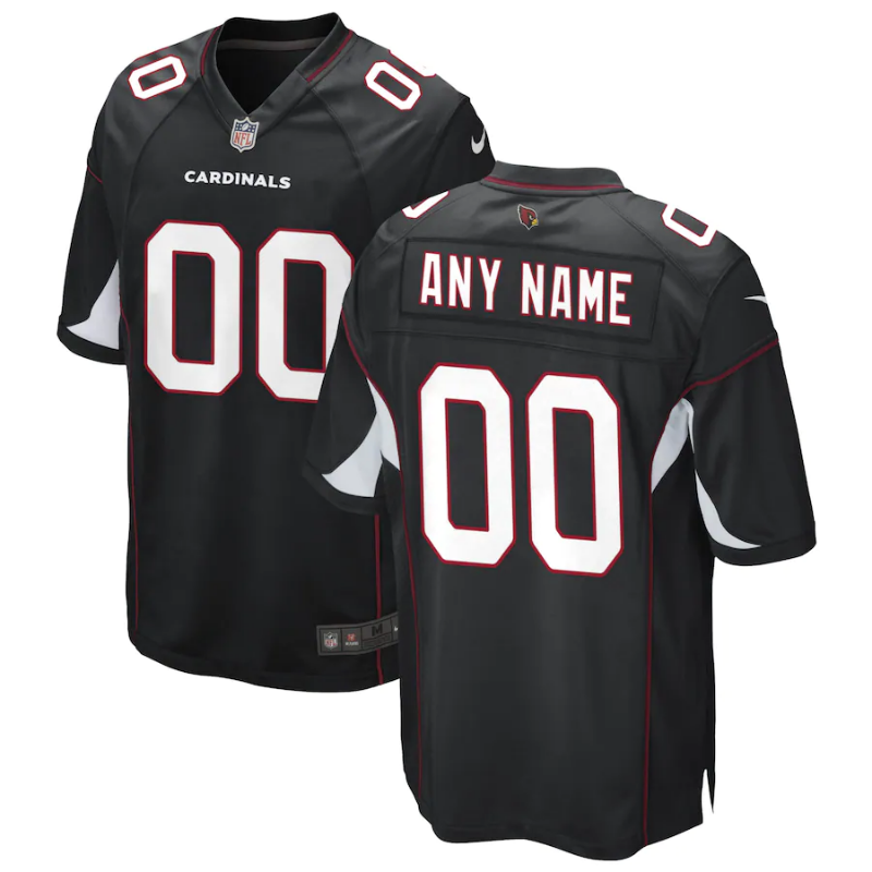 Arizona Cardinals Team Custom jersey Unisex Pro Official - Black - Jersey Teams World