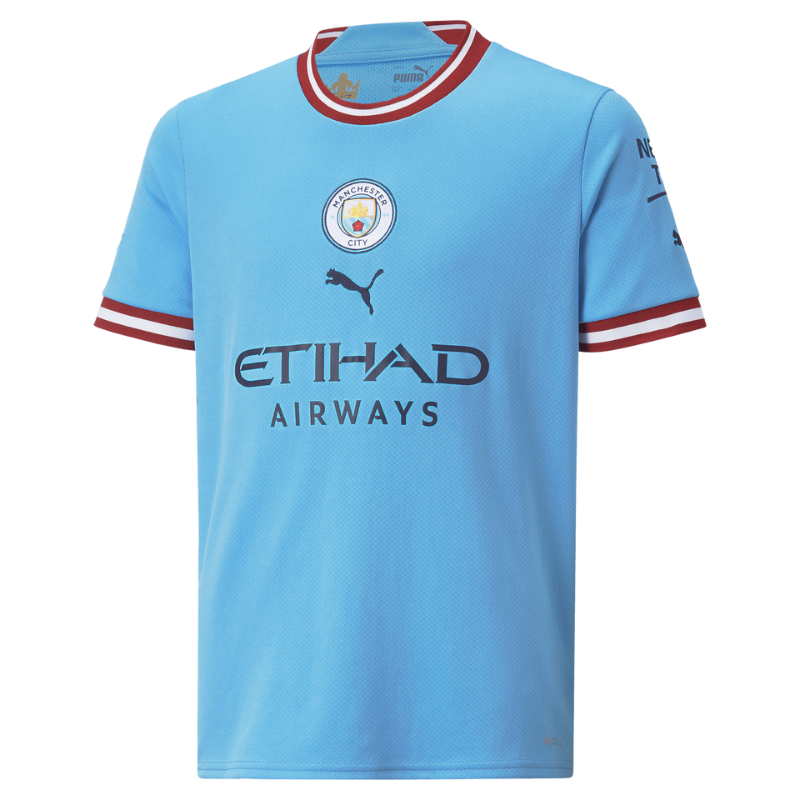 Manchester City Home Unisex Jersey 2023 With DE BRUYNE 17 Printing - Jersey Teams World