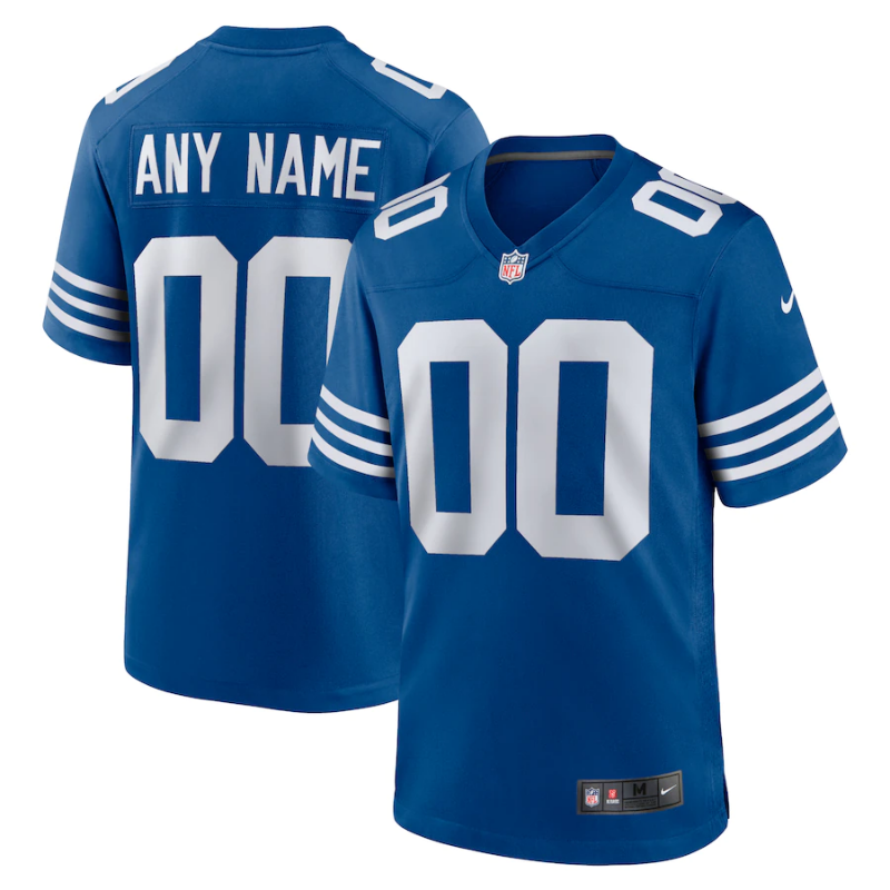 Indianapolis Colts Alternate Team 2022 Custom jersey Unisex Pro Official - Royal - Jersey Teams World