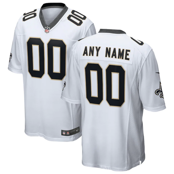 New Orleans Saints Team 2022 Custom Game jersey Unisex Pro Official - White - Jersey Teams World